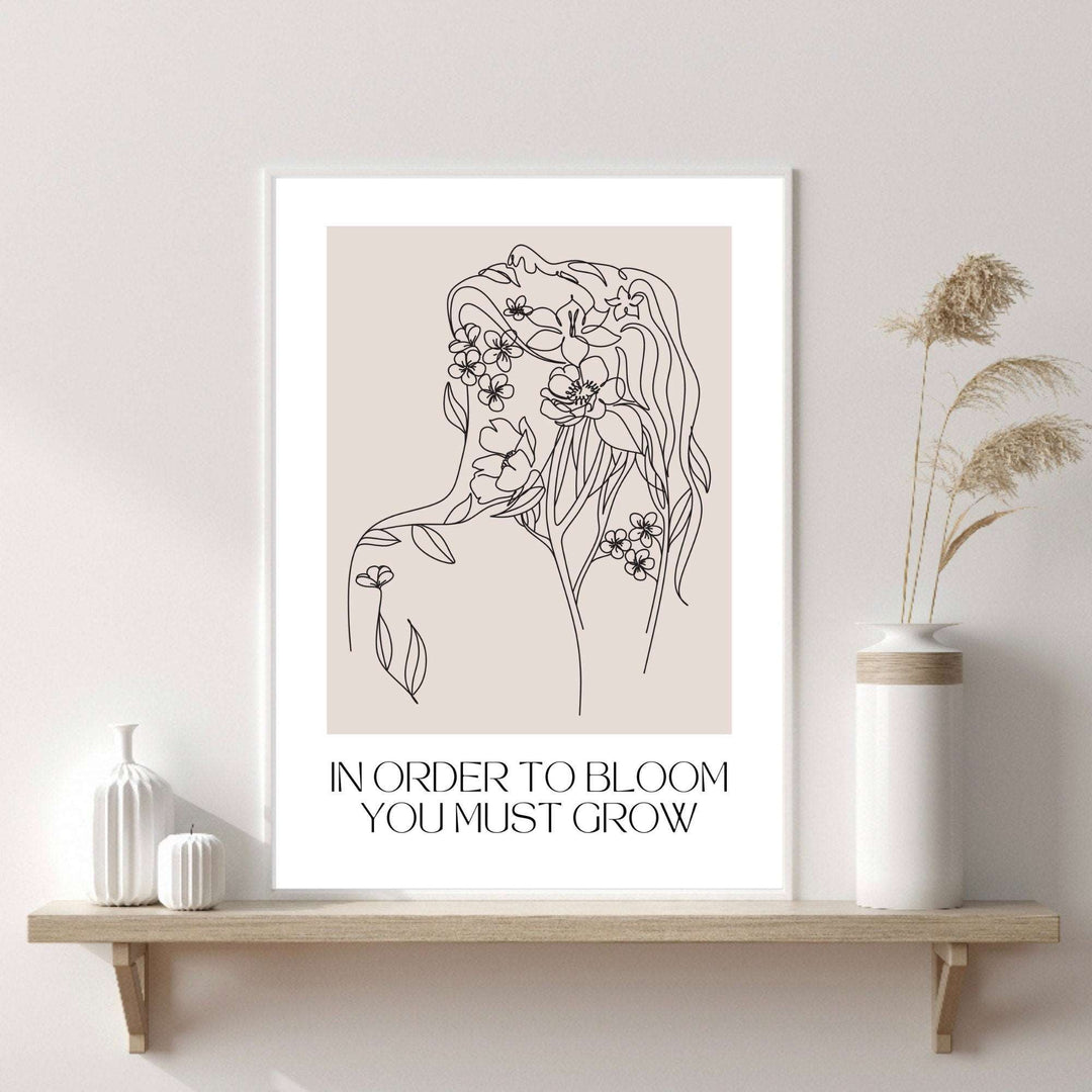 BLOOM LINE ART