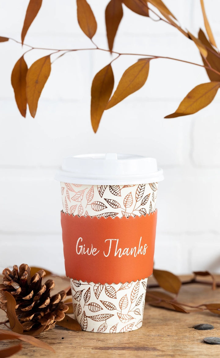 GIVE THANKS TO GO COFFEE CUPS