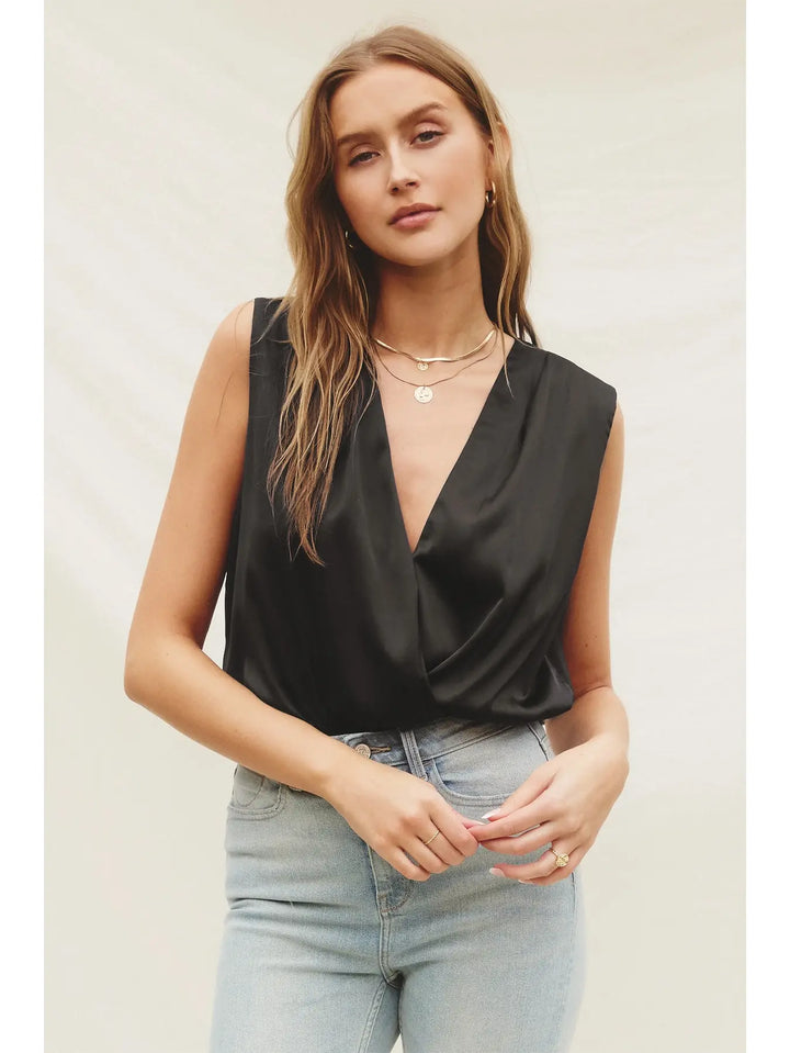 AVA SATIN BODYSUIT