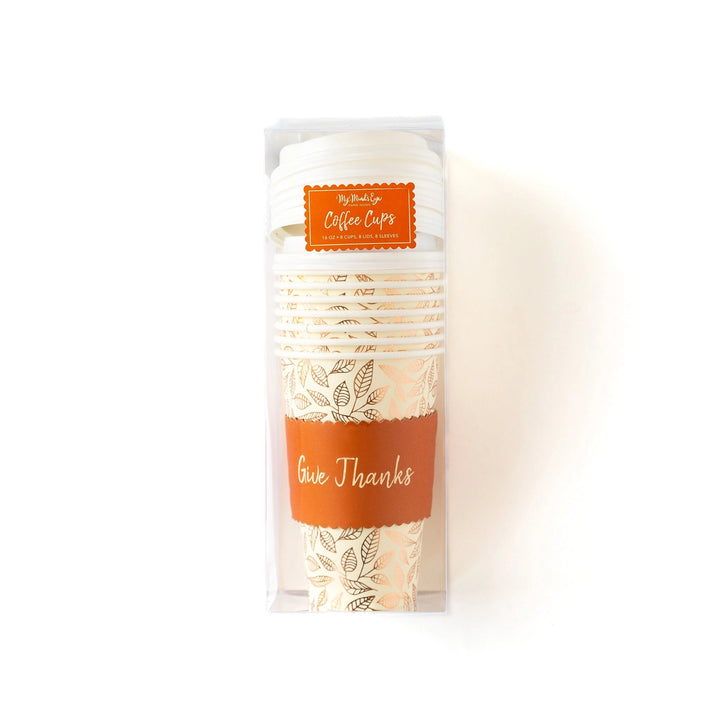GIVE THANKS TO GO COFFEE CUPS