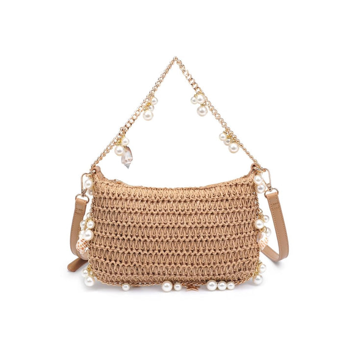 STEPH SEASONAL SEASHELL STRAW BAG - NATURAL