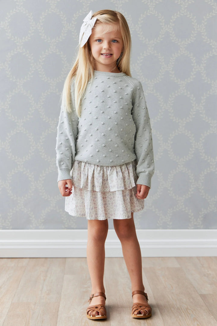 ORGANIC COTTON SAMANTHA SKIRT - FIFI LILAC