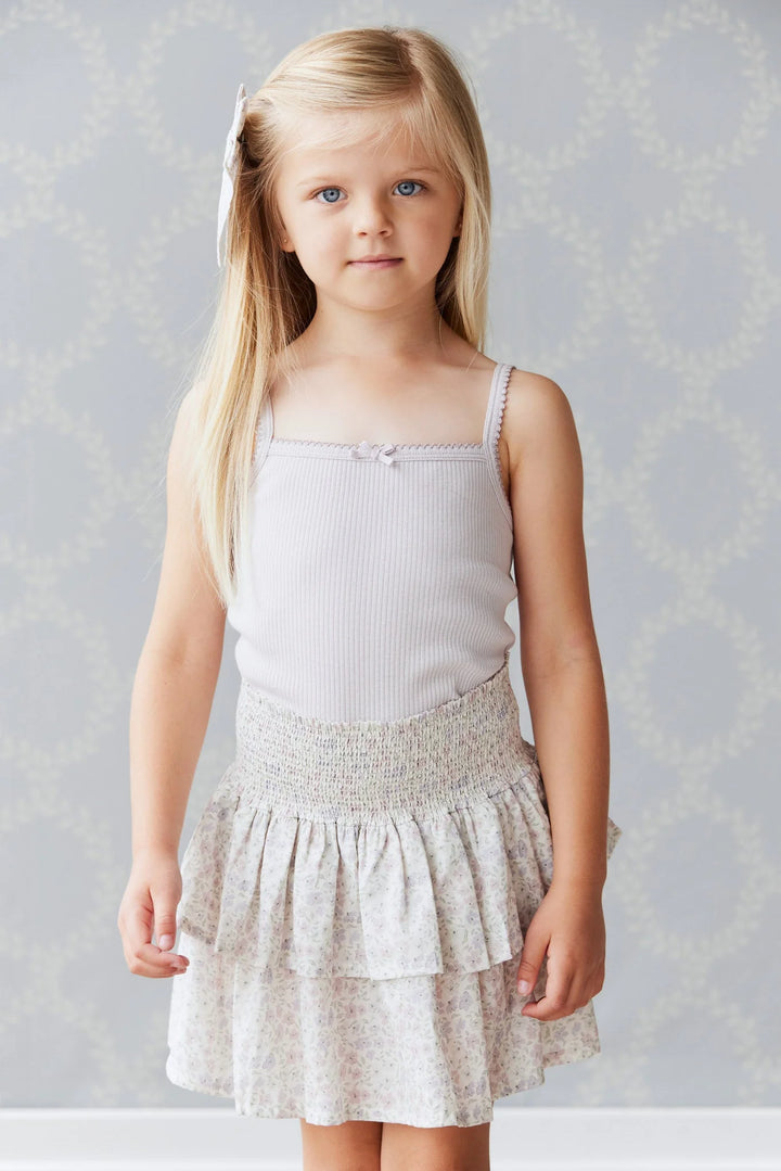 ORGANIC COTTON SAMANTHA SKIRT - FIFI LILAC