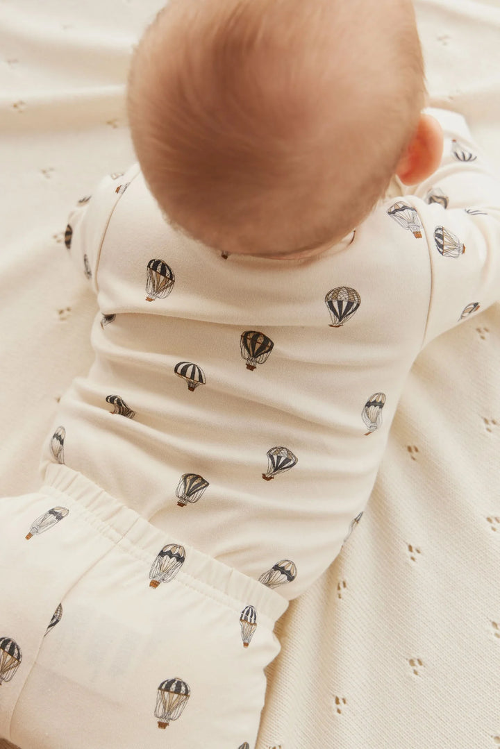 ORGANIC COTTON FERNLEY BODYSUIT - MONTGOLFIERE CLOUD