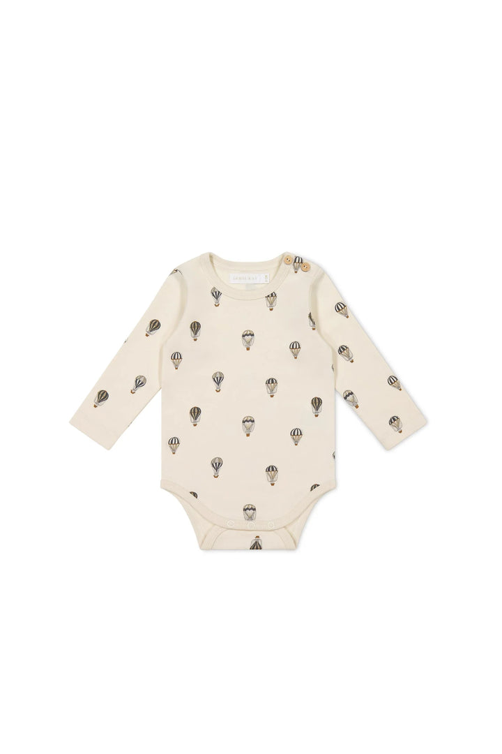 ORGANIC COTTON FERNLEY BODYSUIT - MONTGOLFIERE CLOUD
