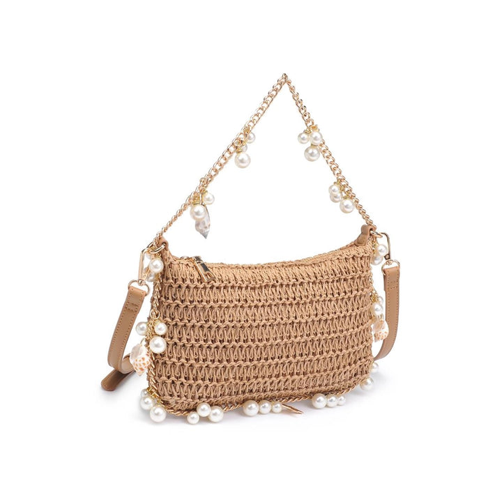 STEPH SEASONAL SEASHELL STRAW BAG - NATURAL