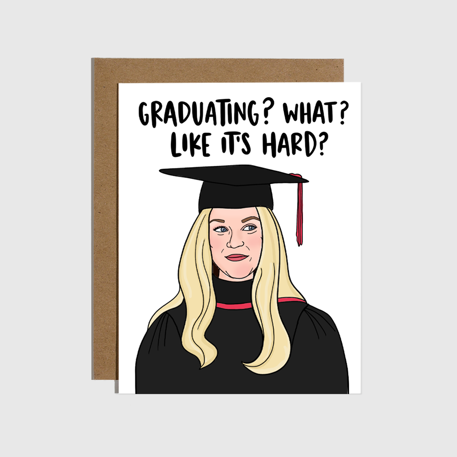 ELLE WOODS GRADUATION CARD