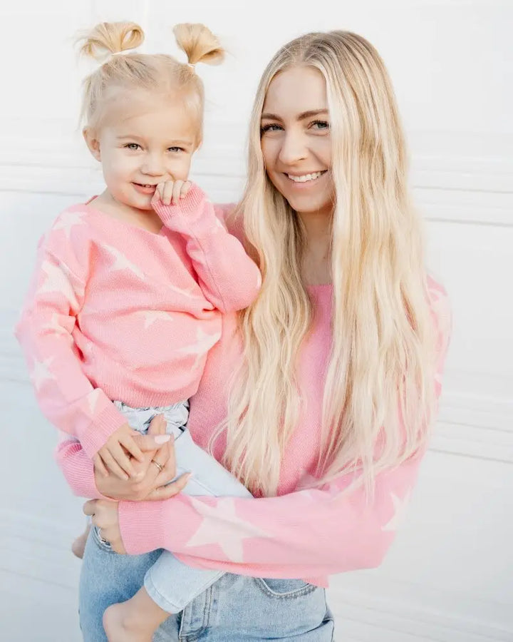 KYAH STAR SWEATER - MOMMY & ME