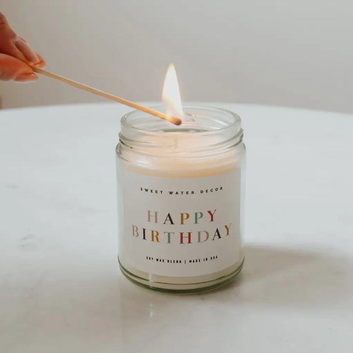 HAPPY BIRTHDAY SOY CANDLE - 9OZ