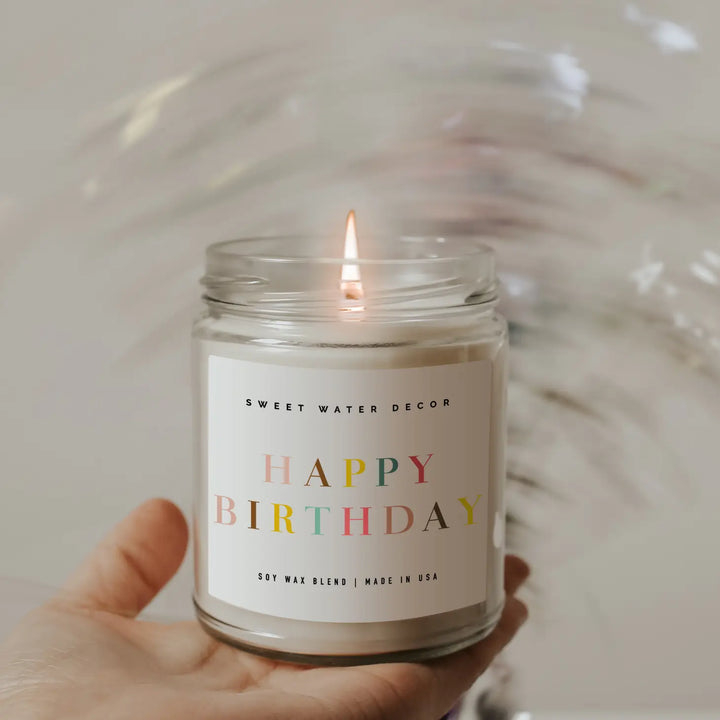 HAPPY BIRTHDAY SOY CANDLE - 9OZ