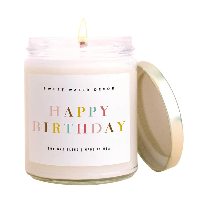 HAPPY BIRTHDAY SOY CANDLE - 9OZ
