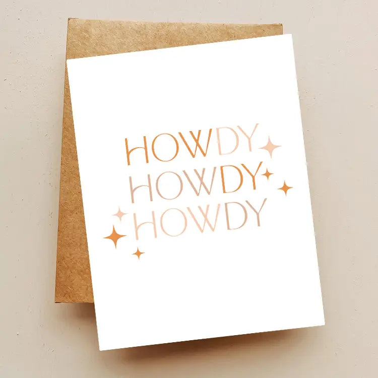 HOWDY CARD
