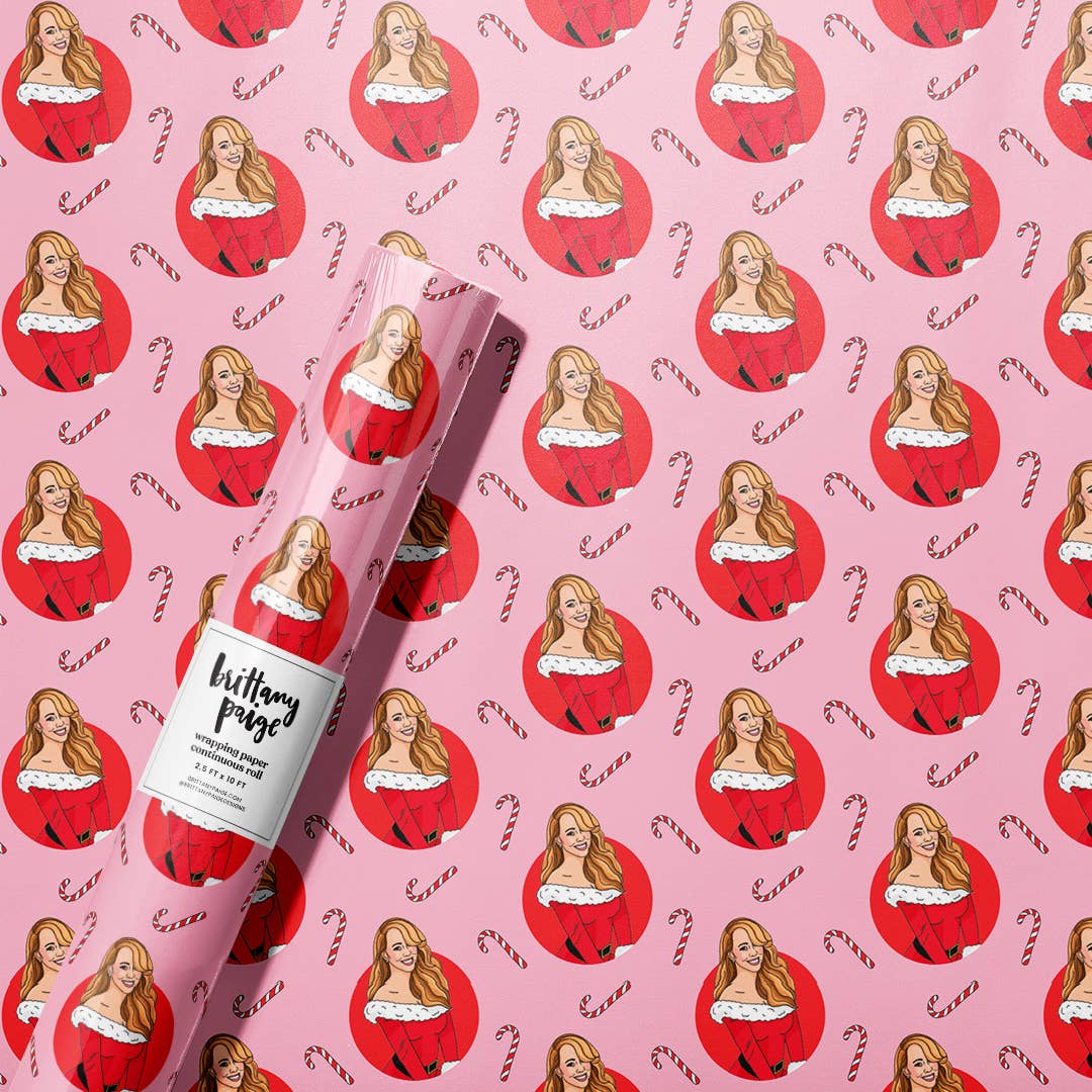 SANTA BABY CHRISTMAS WRAPPING PAPER
