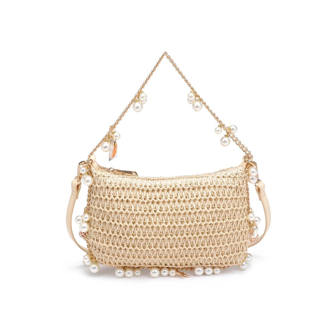 STEPH SEASONAL SEASHELL STRAW BAG - IVORY