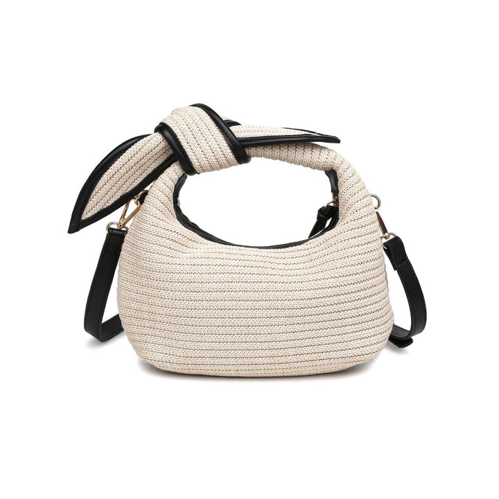 PALOMA KNOT STRAW CROSSBODY