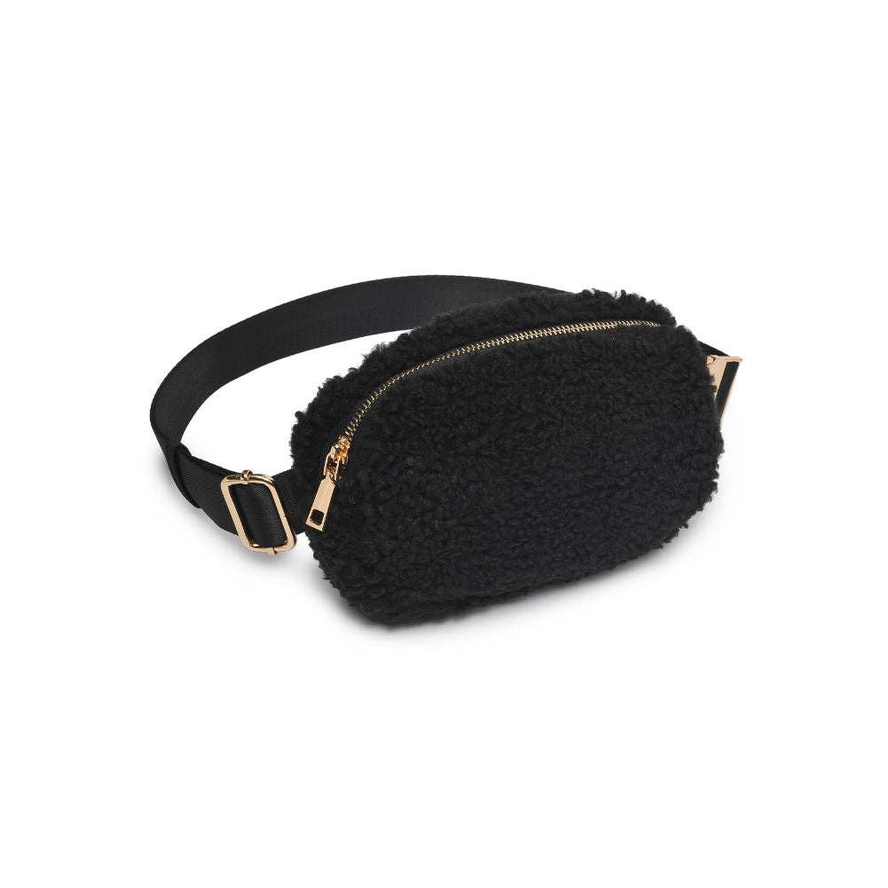 SHERRY SHERPA SHEARLING BELT BAG - IVORY