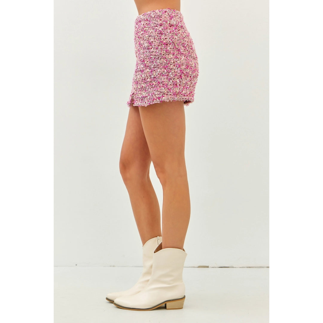 CAMMIE TWEED SKORT