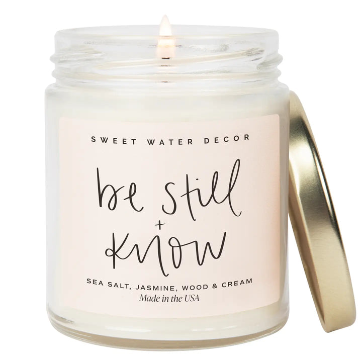 BE STILL + KNOW CANDLE