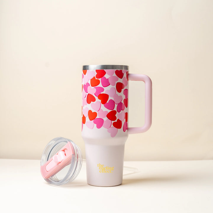 BLUSHING HEARTS 40oz TUMBLER