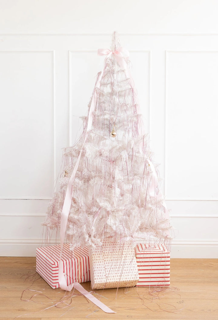 PINK TREE TINSEL