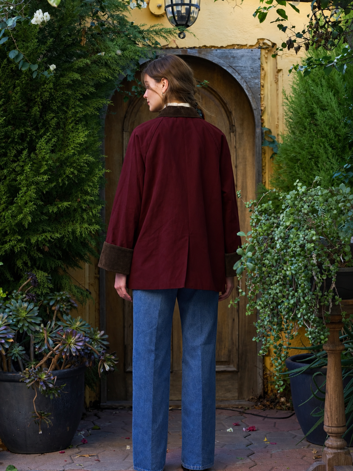 Bordeaux Trench Coat