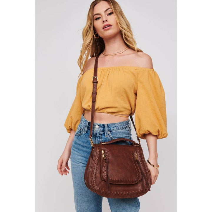 KHLOE MESSENGER BAG - TAN