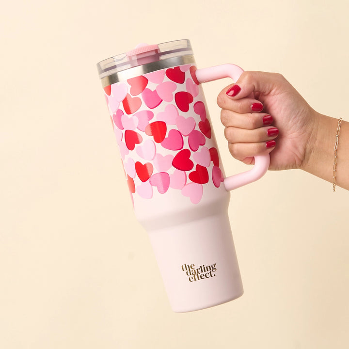 BLUSHING HEARTS 40oz TUMBLER