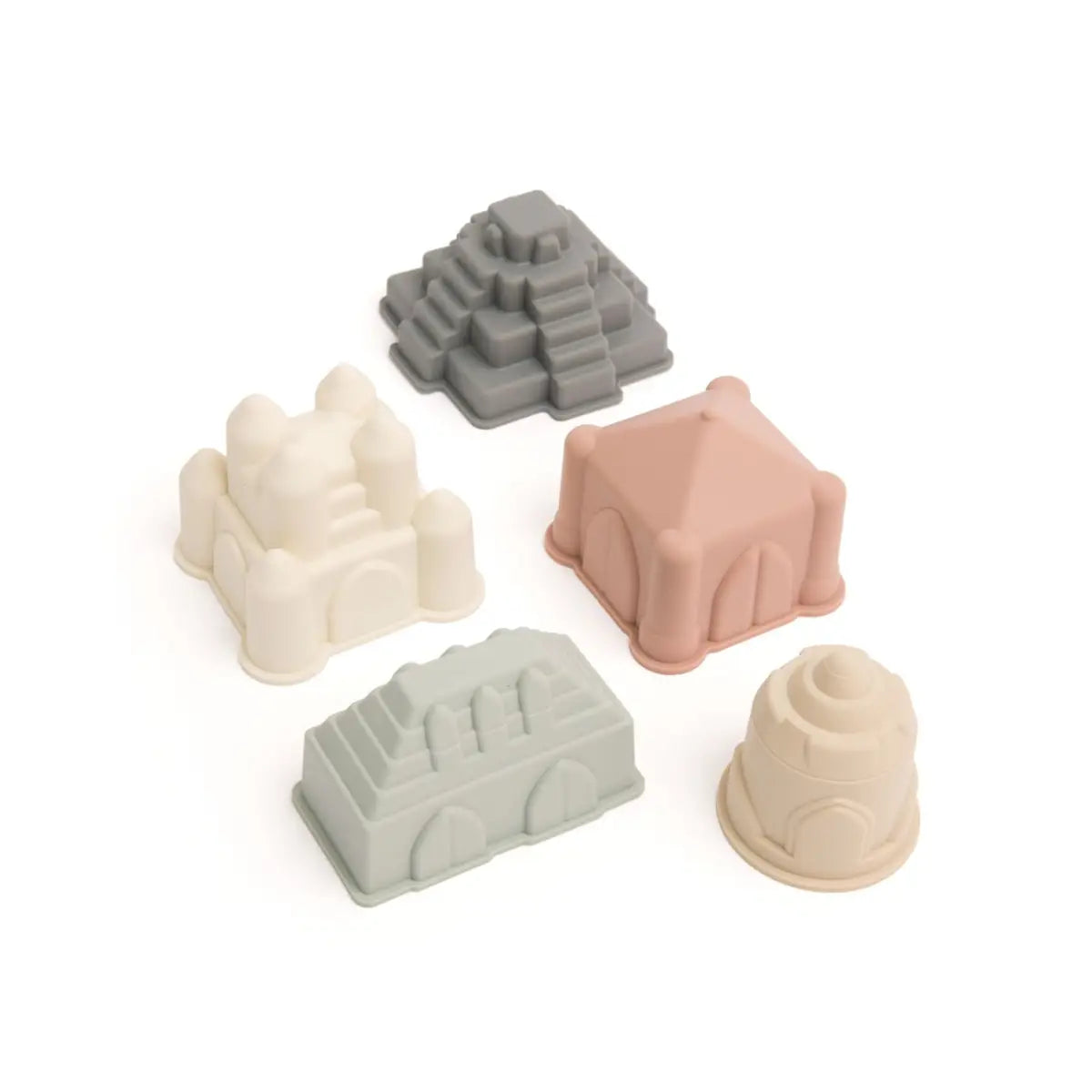 SILICONE BEACH SAND MOLD SETS, CASTLE BUILDING KIT