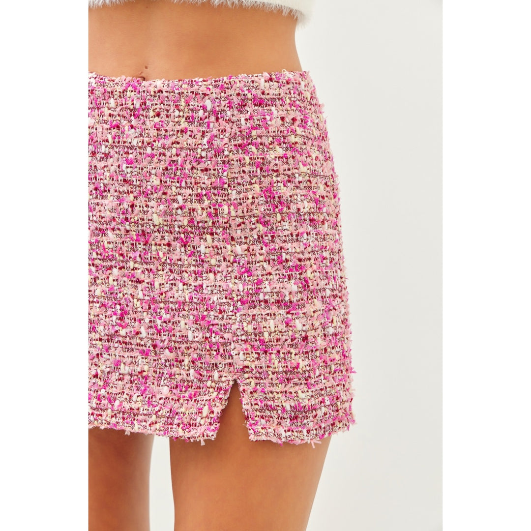 CAMMIE TWEED SKORT