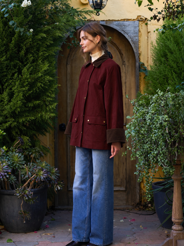 Bordeaux Trench Coat