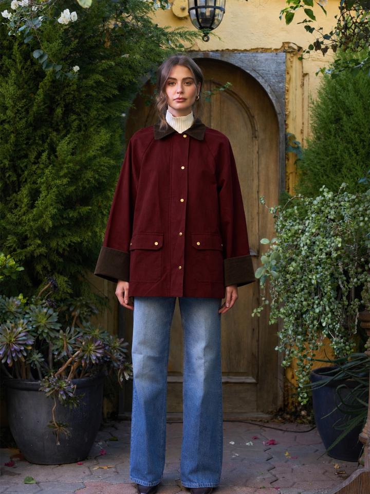Bordeaux Trench Coat