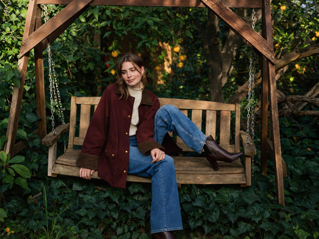 Bordeaux Trench Coat