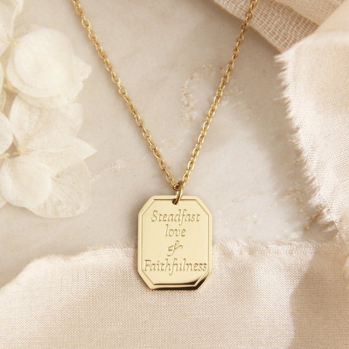 PROVERBS 3:3 NECKLACE