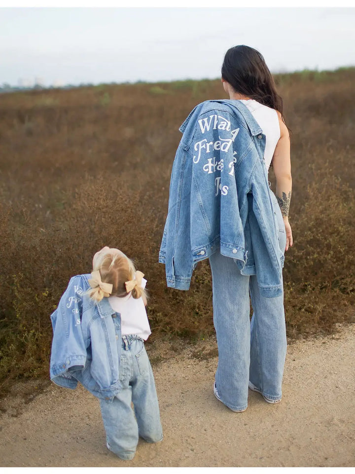 WHAT A FRIEND IN JESUS DENIM JACKET