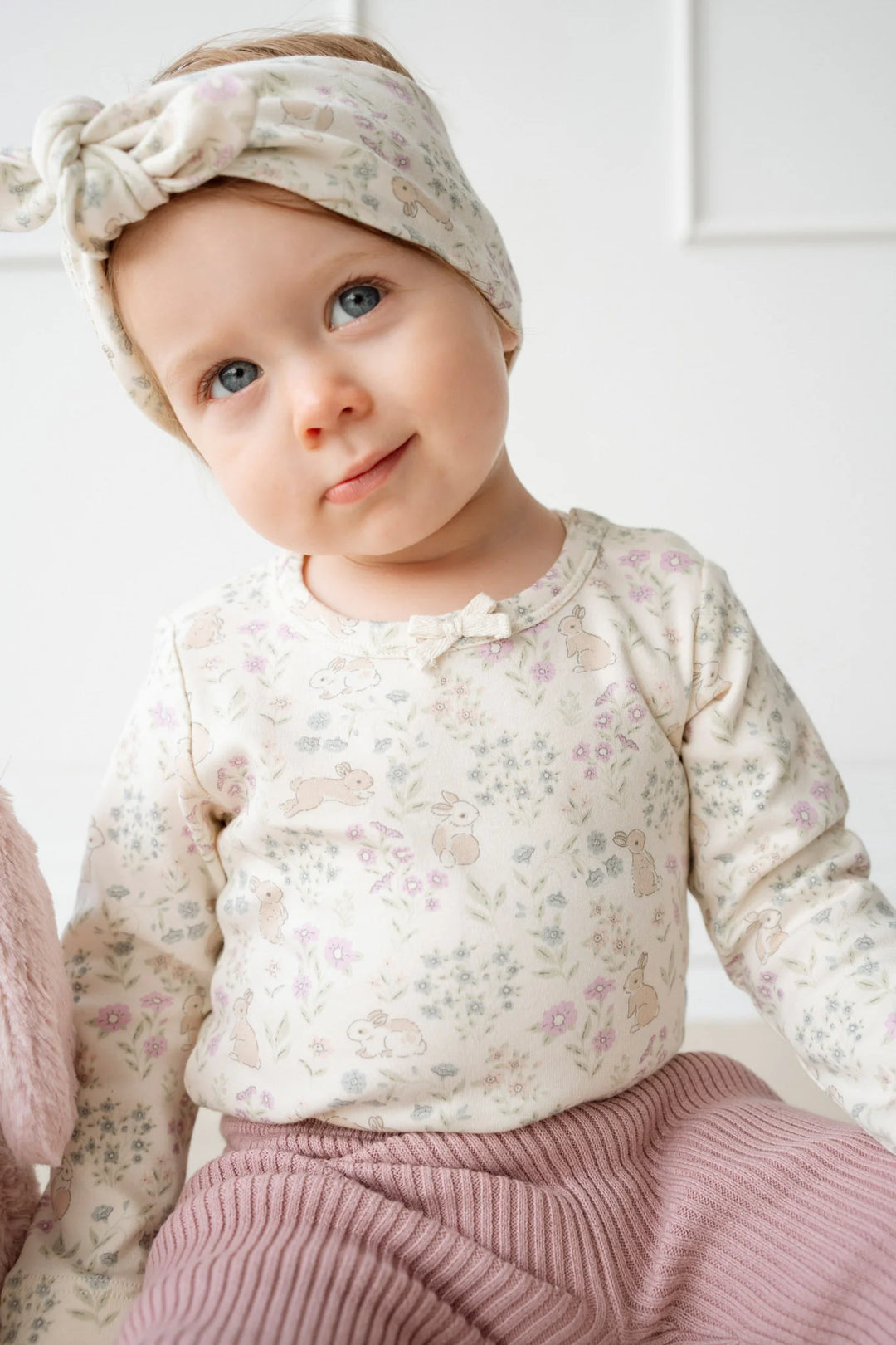 ORGANIC COTTON LONG SLEEVE BODYSUIT - PENNY'S EGG HUNT