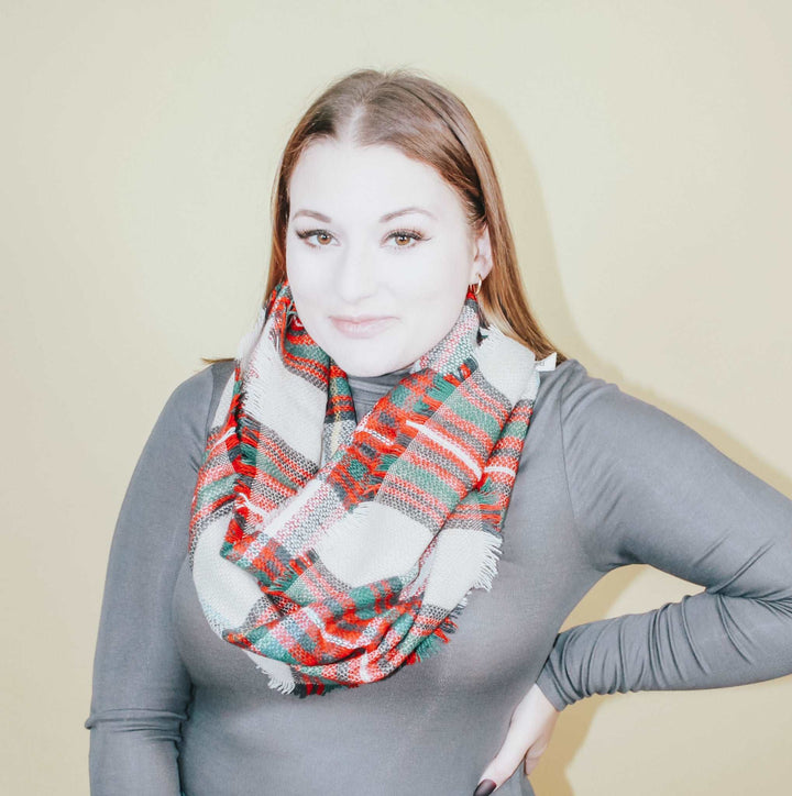 CHELL PLAID SCARF