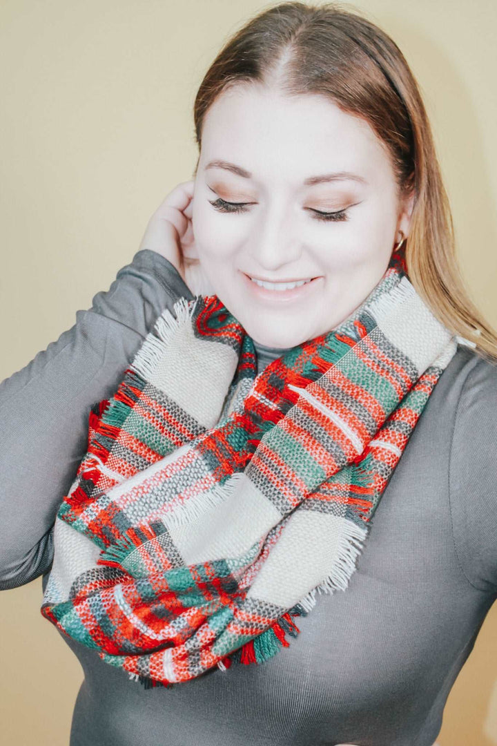 CHELL PLAID SCARF