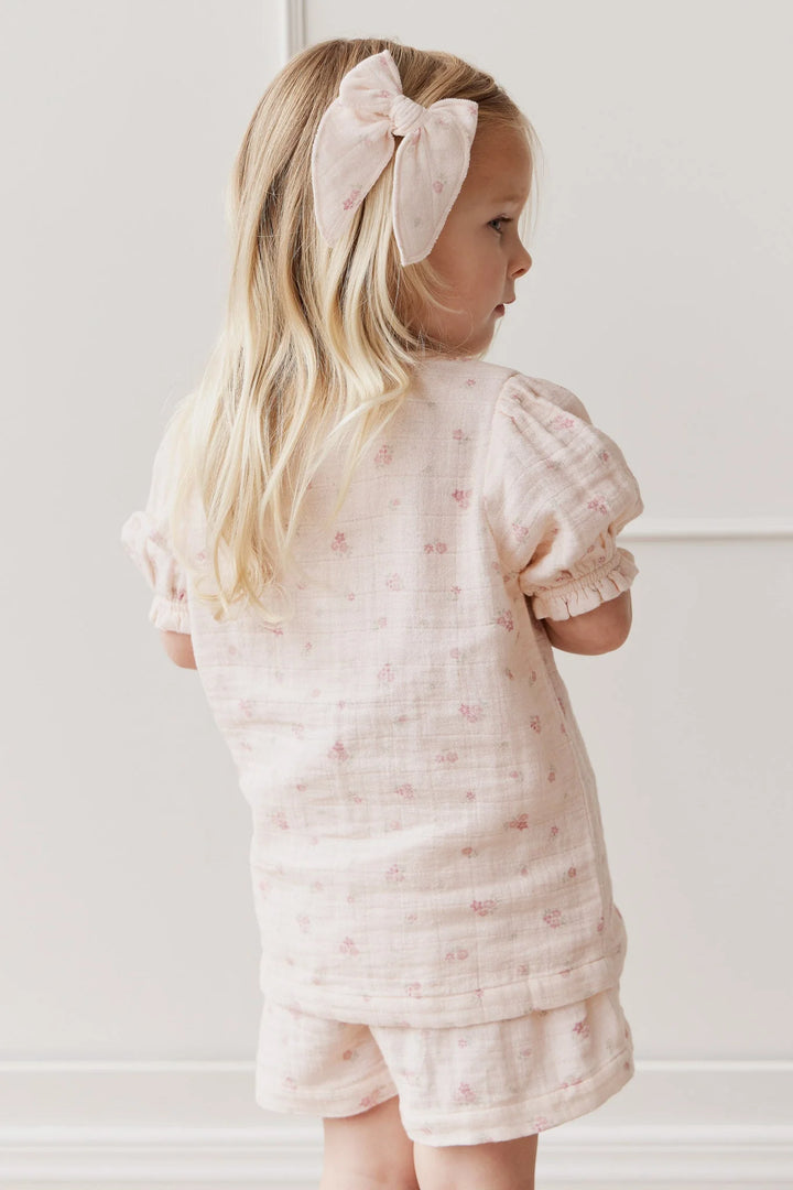 ORGANIC COTTON MUSLIN CELINE TOP - IRINIA SHELL