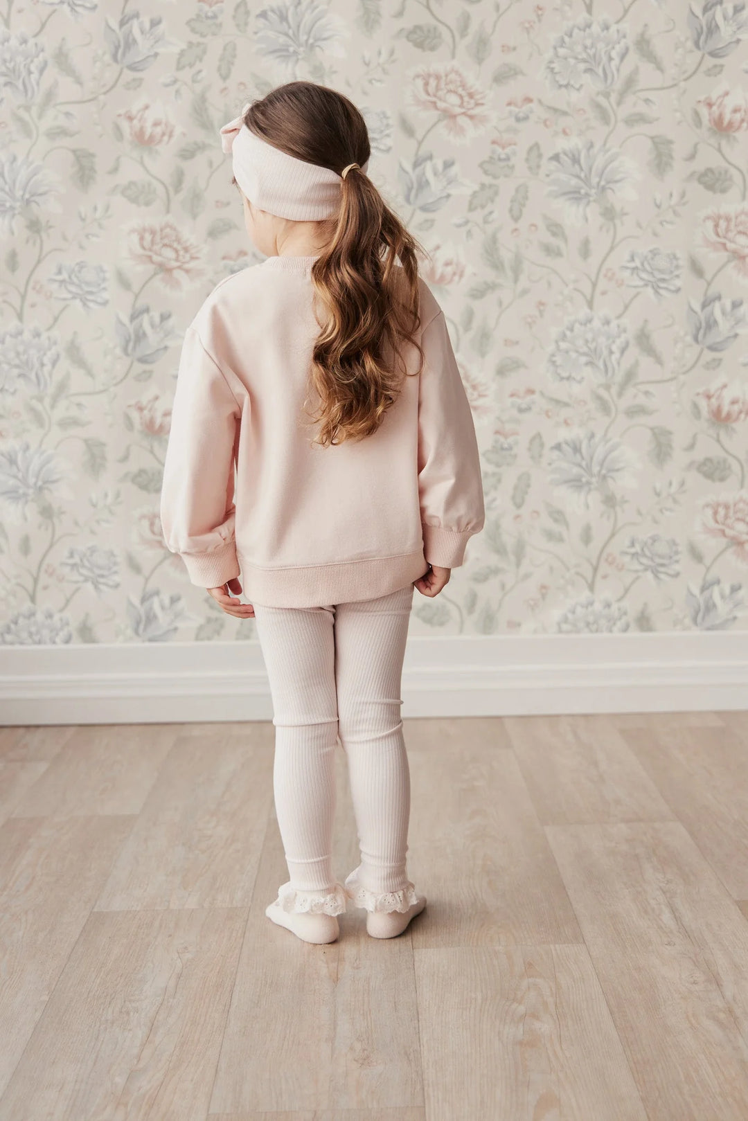 ORGANIC COTTON PENNY SWEAT - BALLET PINK