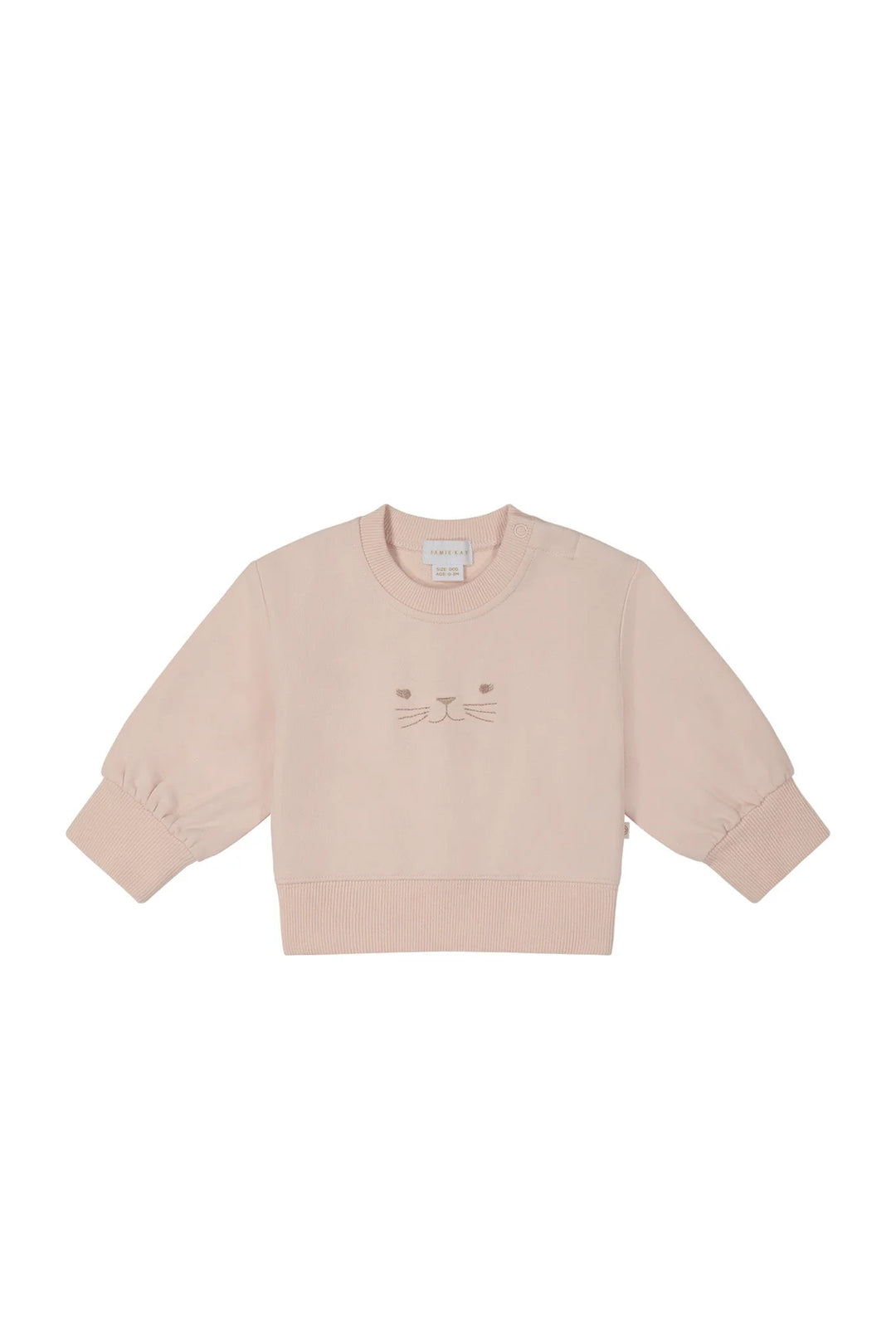 ORGANIC COTTON PENNY SWEAT - BALLET PINK