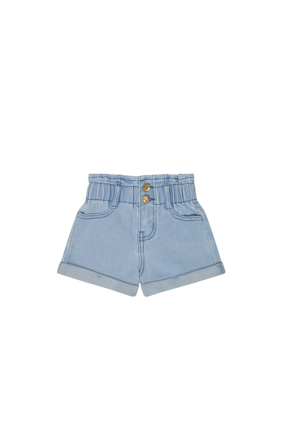 GRACE SHORT - WASHED DENIM