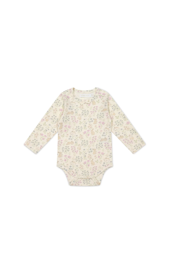 ORGANIC COTTON LONG SLEEVE BODYSUIT - PENNY'S EGG HUNT