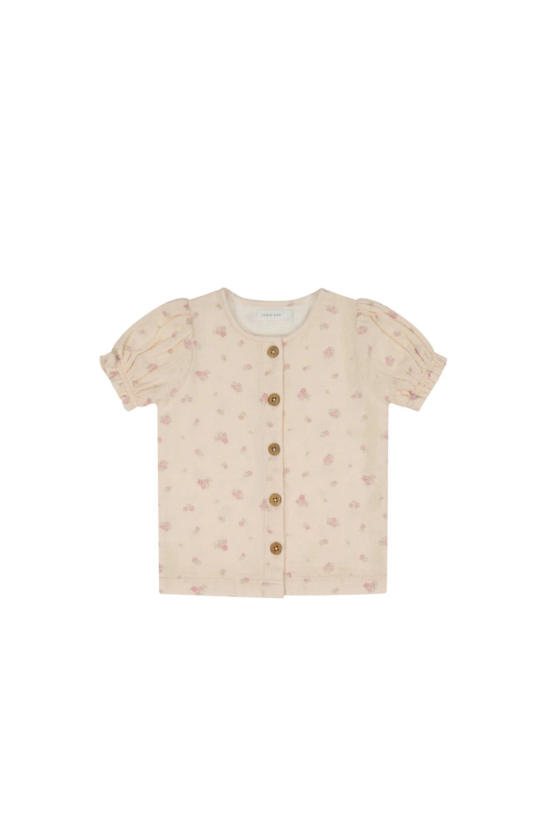 ORGANIC COTTON MUSLIN CELINE TOP - IRINIA SHELL