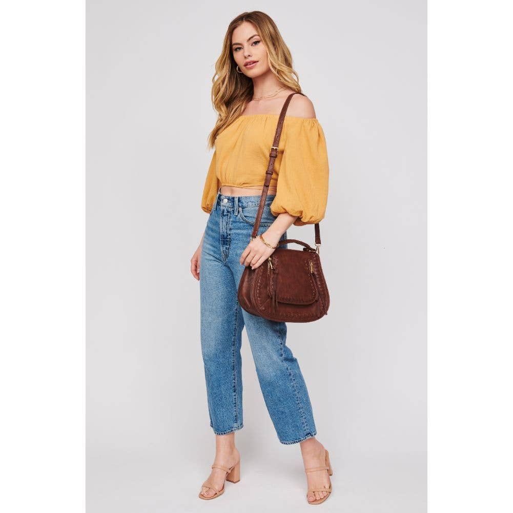 KHLOE MESSENGER BAG - TAN