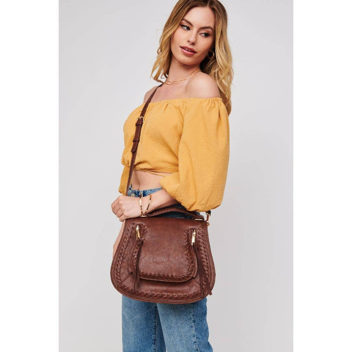 KHLOE MESSENGER BAG - TAN