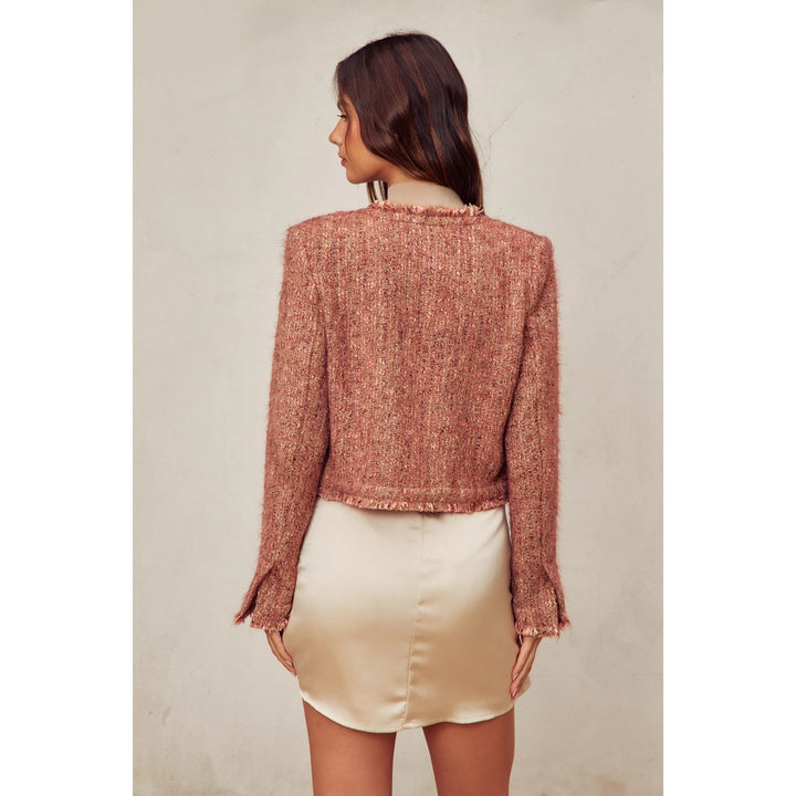 BLAIR OPEN FRONT KNIT BLAZER