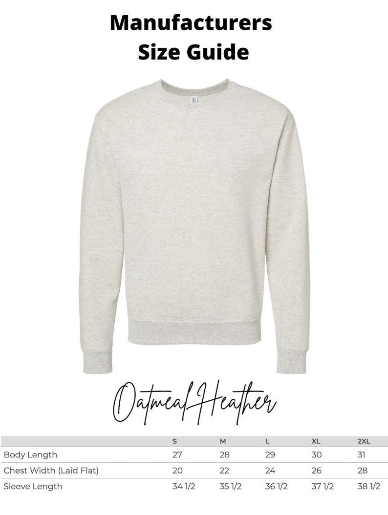 BOW CREWNECK SWEATER - OATMEAL HEATHER