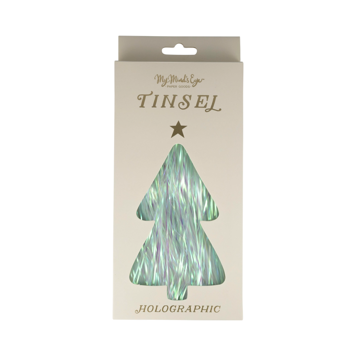 HOLOGRAPHIC TREE TINSEL