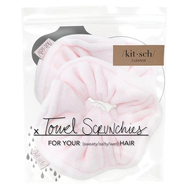 TOWEL SCRUNCHIES - PINK