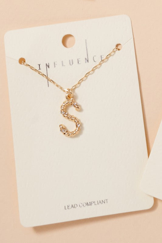 LETTER NECKLACE